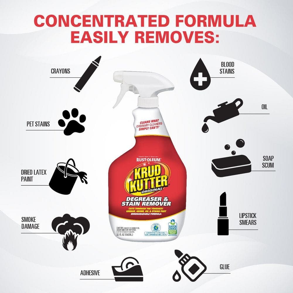 Krud Kutter Quart Liquid Cleaner and Degreaser for Grease on Multisurfaces (2)