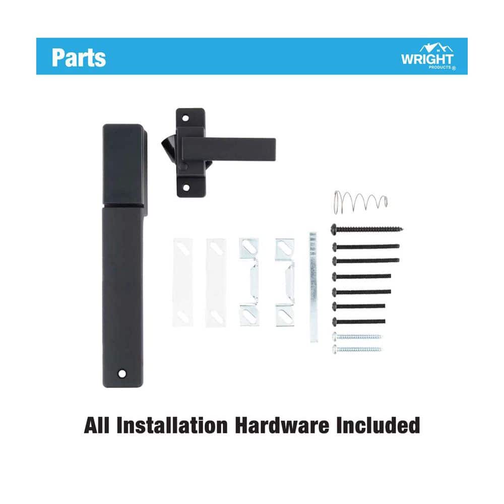 Wright Products Alto Push Button Latch Matte Black (3)
