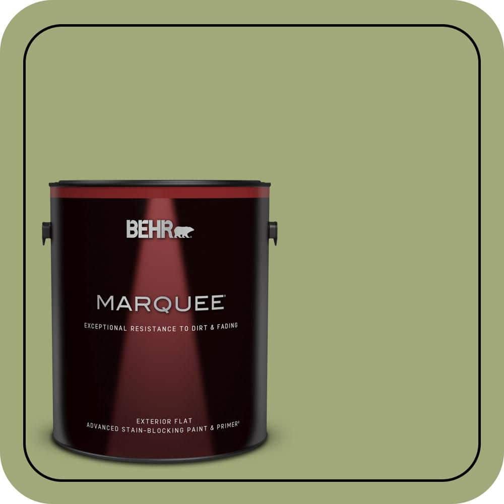 BEHR MARQUEE 1 gal. #T18-16 Nurturing Flat Exterior Paint & Primer