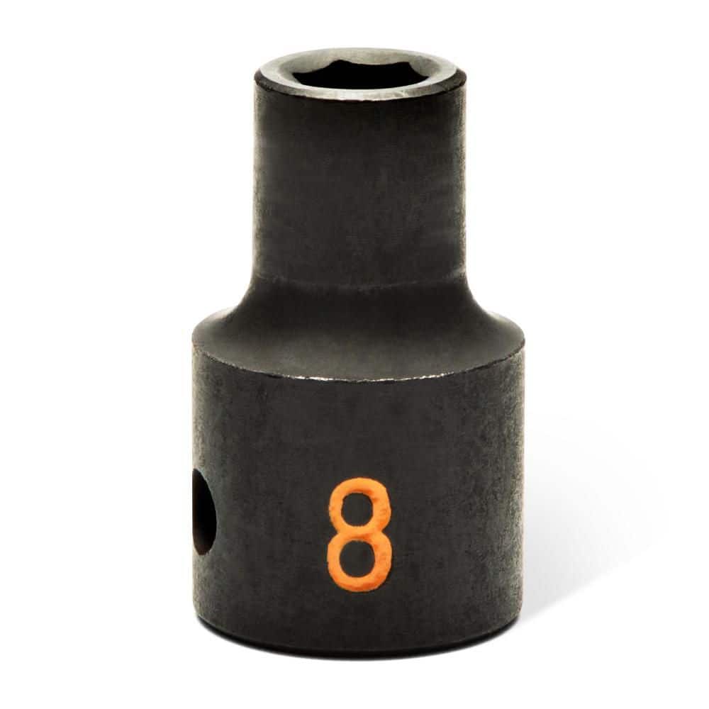 GEARWRENCH 1/2 in. Drive 6-Point Metric Hi-Viz Impact Socket Set (25-Piece) (3)