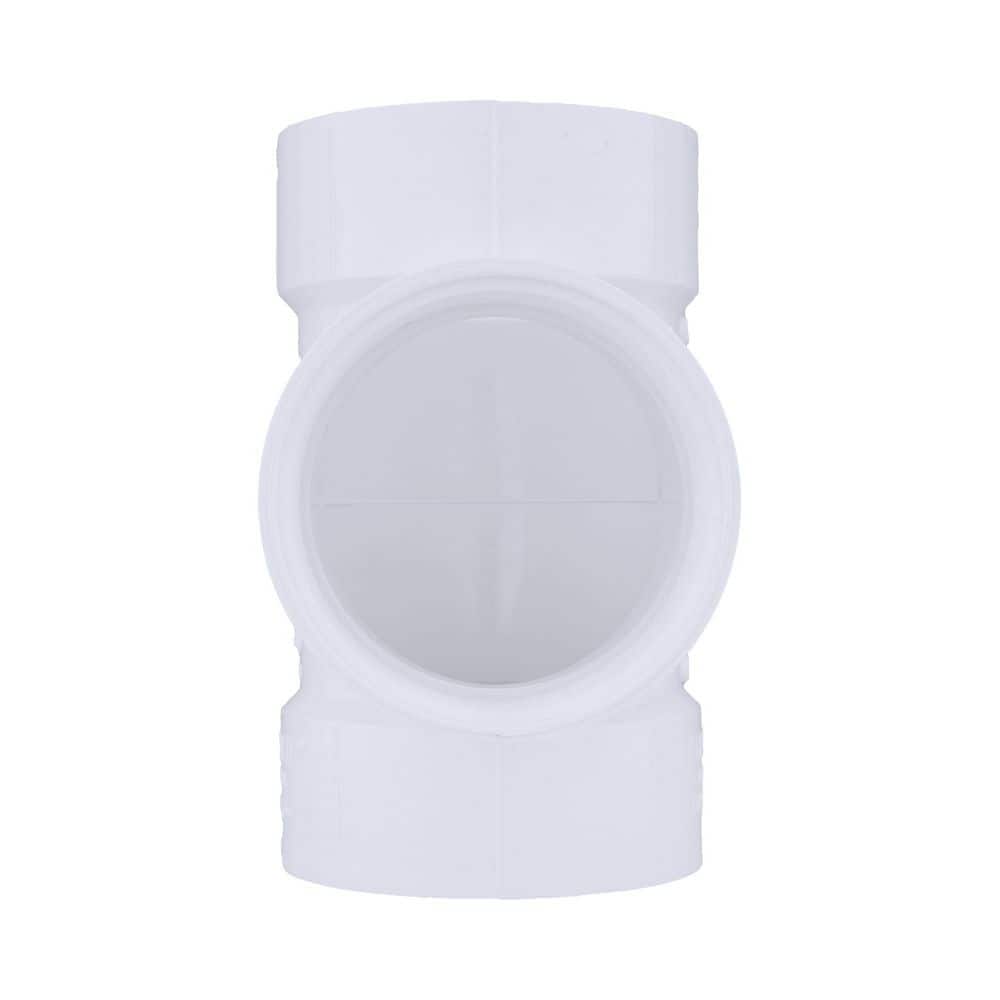 Charlotte Pipe 3 in. x 3 in. x 3 in. PVC DWV Flush Cleanout Tee Fitting (3)