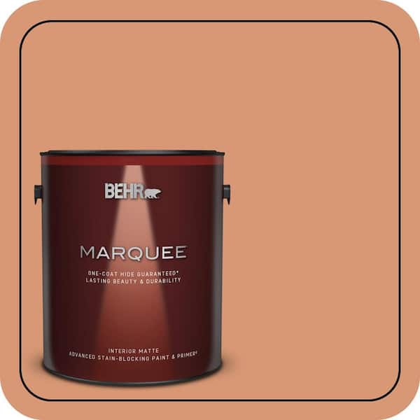 BEHR PREMIUM PLUS #M210-5 Candied Yams Enamel Low Odor & Primer (3)