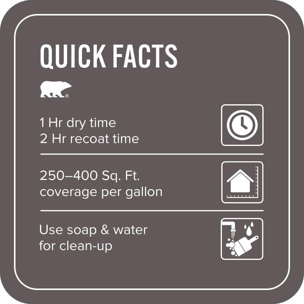 BEHR ULTRA 1 gal. #T14-10 Coffee Bar Extra Durable Satin Enamel Interior Paint & Primer (4)