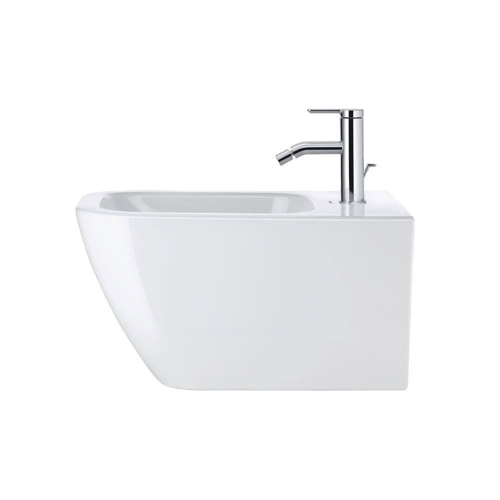Duravit Happy D.2 Round Wall-Mounted Bidet in White (2)