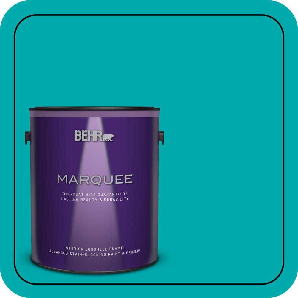 BEHR MARQUEE 1 gal. #P460-5 Fiji Eggshell Enamel Interior Paint & Primer (1)