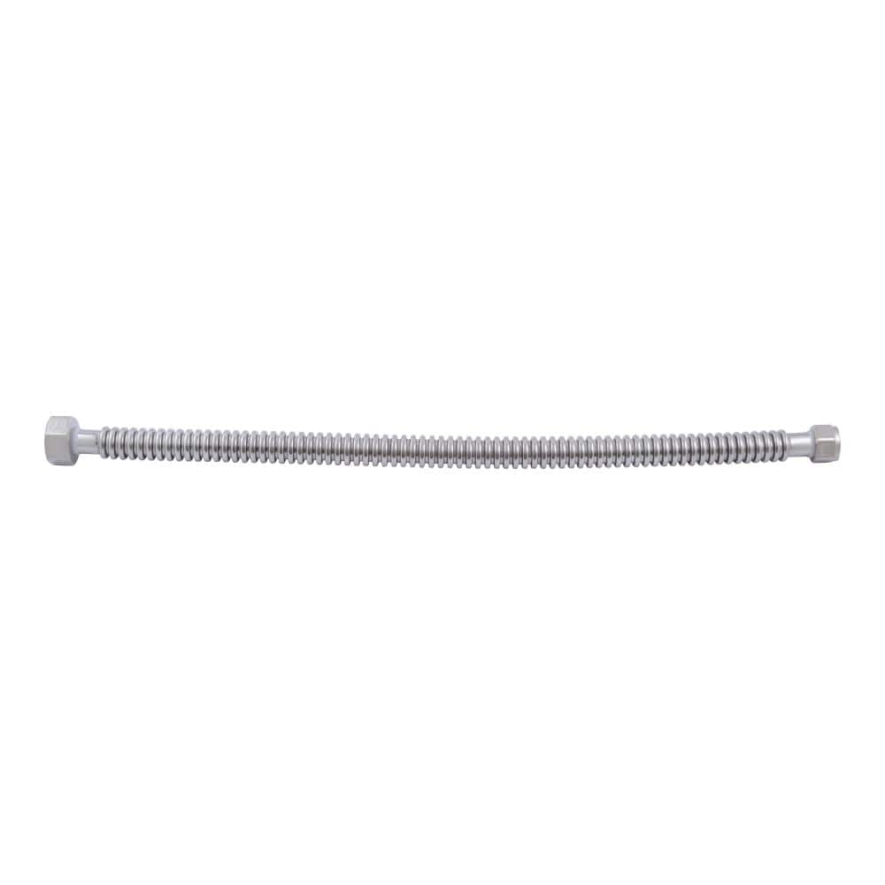 SharkBite 1 in. FIP x 3/4 in. FIP x 24 in. Corrugated SST Water Softener Connector (3)