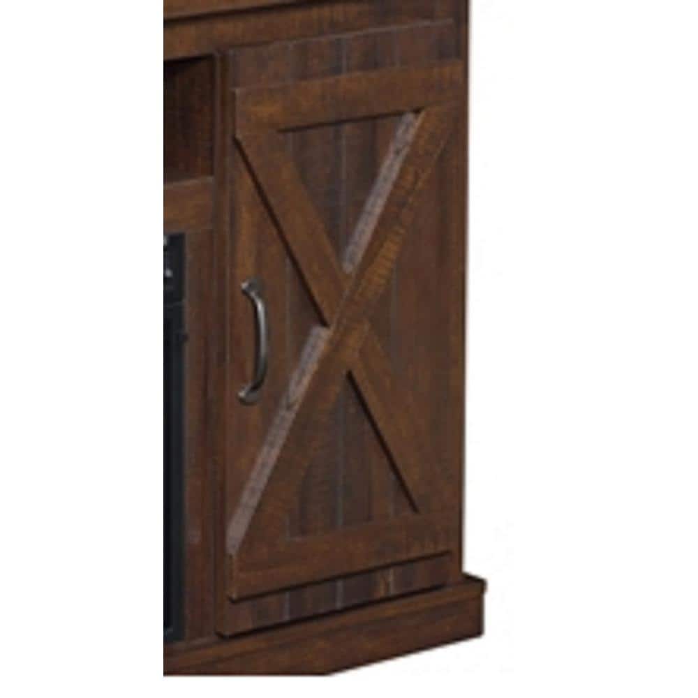 Classic Flame Cottonwood 47.50 in. Media Console Electric Fireplace TV Stand in Saw Cut Espresso (3)