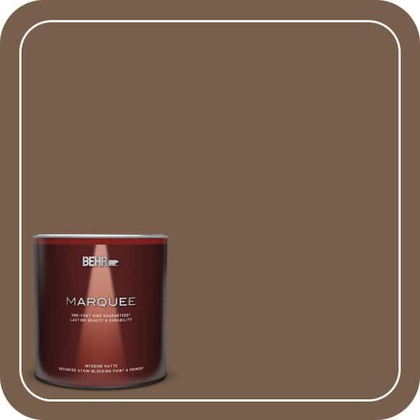 BEHR PREMIUM PLUS #250F-7 Melted Chocolate Enamel Low Odor & Primer (2)