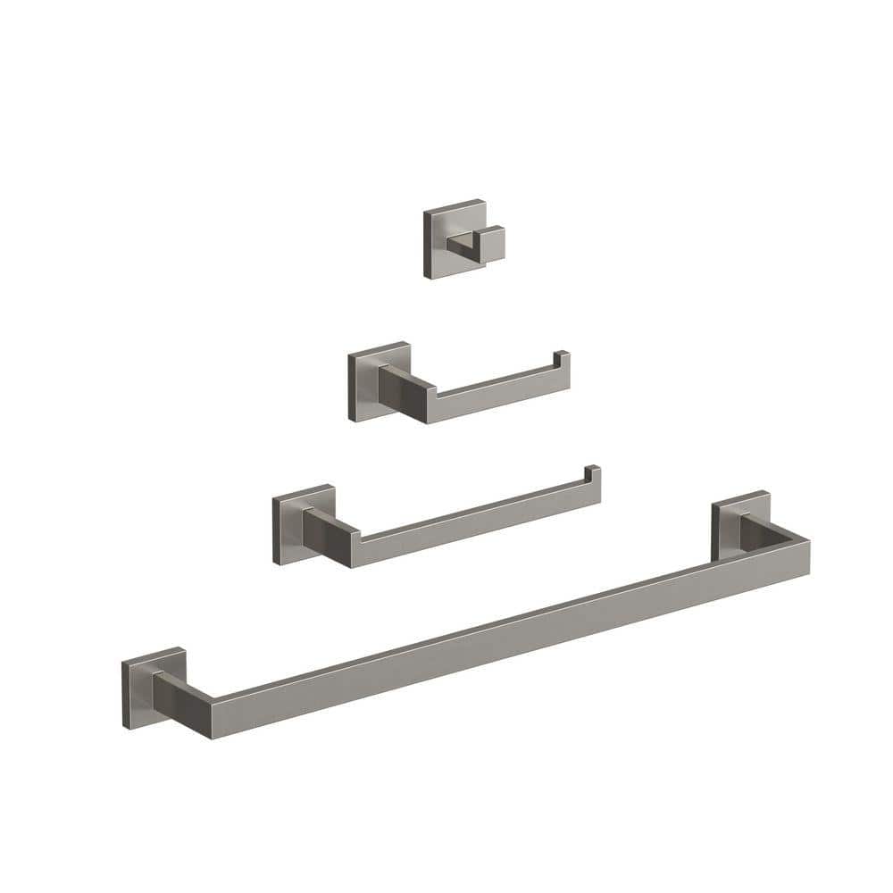 EVERSTEIN 24 in. Wall Mounted Double Towel Bar