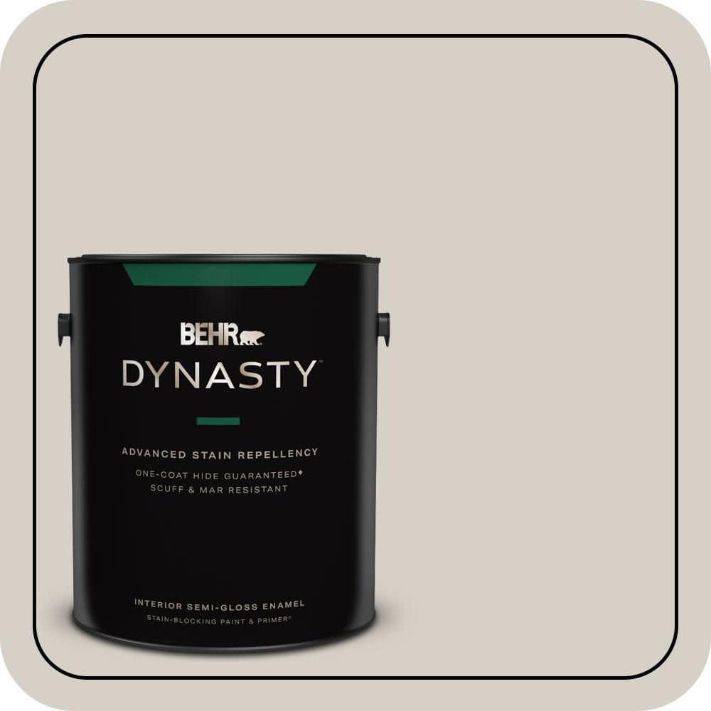 BEHR DYNASTY 1 gal. #T14-7 Offbeat Semi-Gloss Enamel Interior Stain-Blocking Paint & Primer