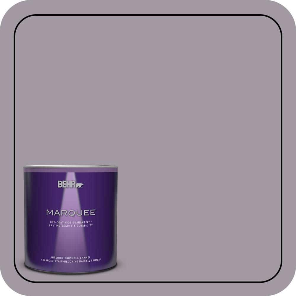 BEHR MARQUEE 1 qt. #N570-3 Art Nouveau Glass One-Coat Hide Eggshell Enamel Interior Paint & Primer