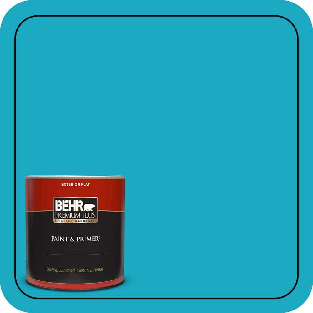 BEHR PREMIUM PLUS #P480-5 High Dive Enamel Low Odor & Primer (1)