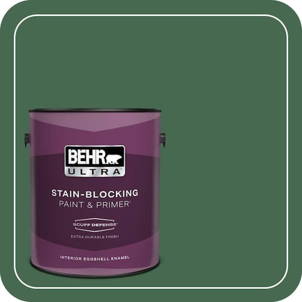 BEHR PREMIUM PLUS #M410-7 Perennial Green Enamel & Primer Color Sample (4)