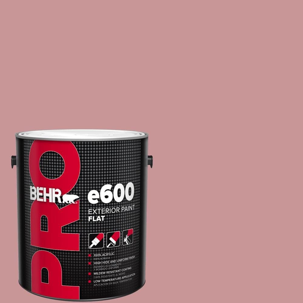 BEHR PRO 1 Gal. #S140-4A Dusty Rose Flat Exterior Paint