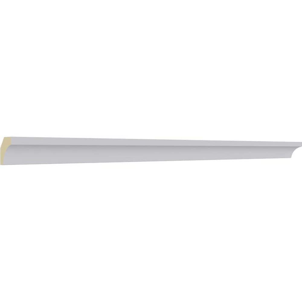 Ekena Millwork 3/4 in. x 3/4 in. x 94-1/2 in. Polyurethane Traditional Crown Moulding (2)
