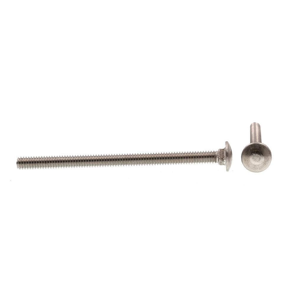 Prime-Line 1/4 in.-20 x 4 in. Grade 18-8 Stainless Steel Carriage Bolts (15-Pack) (2)