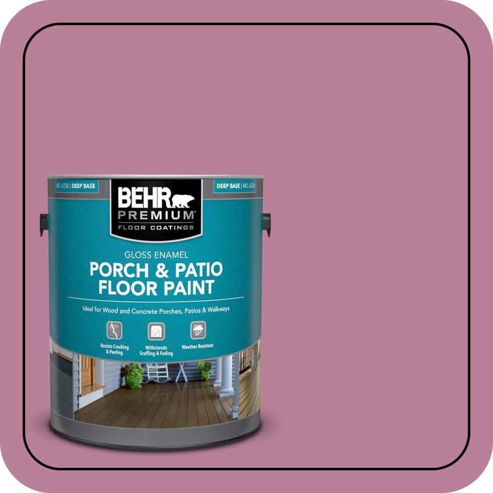 BEHR PREMIUM 1 gal. #M130-5 Cabaret Gloss Enamel Interior/Exterior Porch and Patio Floor Paint