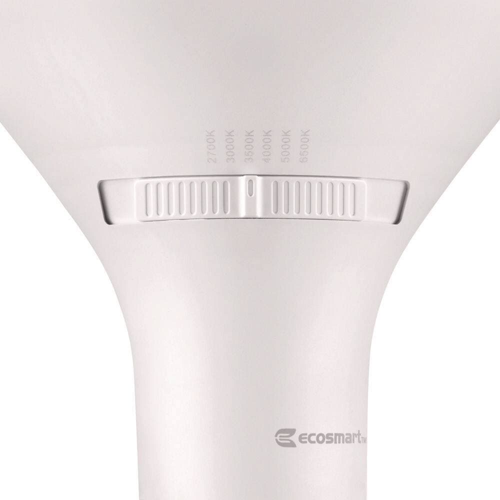 EcoSmart Universal Select 75/90/120-Watt Equivalent BR40 Dimmable LED Reflector Light Bulb with Selectable CCT (2-Pack) (4)