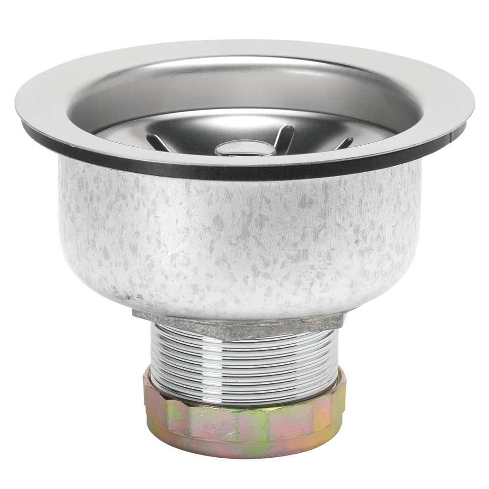 Glacier Bay Ball Lock Kitchen Sink Strainer - Stainless steel with polished finish (2)