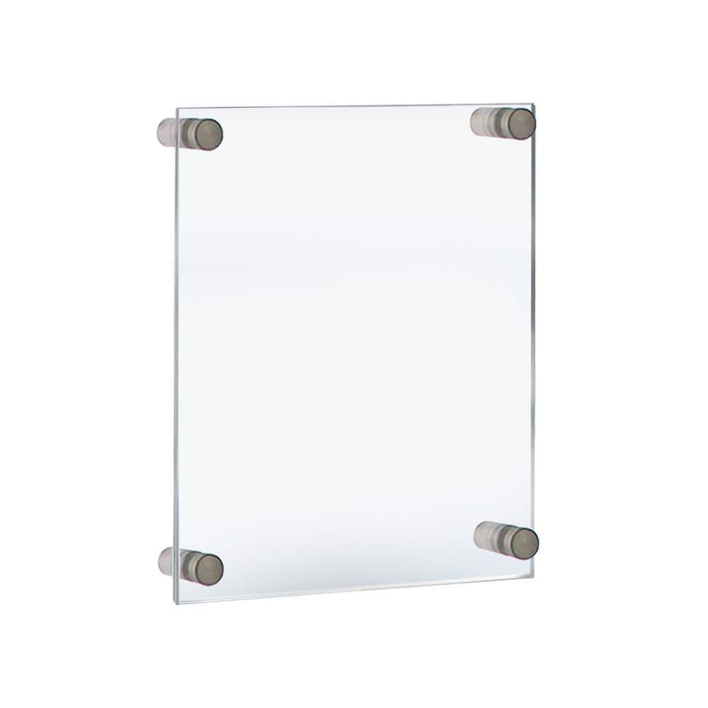Azar Displays 11 in. x 17 in. Standoff Acyrlic Sign Holder
