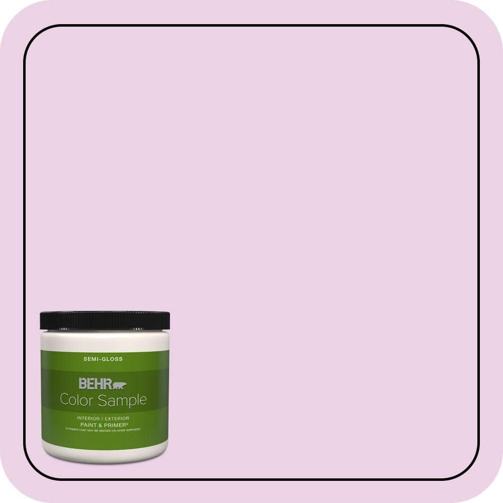 BEHR PREMIUM PLUS 8 oz. #670A-2 Champagne Elegance Semi-Gloss Interior/Exterior Paint & Primer Color Sample
