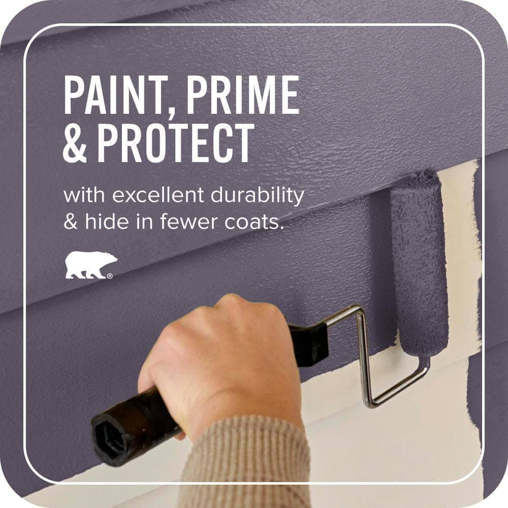 BEHR ULTRA 1 qt. #660F-7 Napa Grape Satin Enamel Exterior Paint & Primer (3)
