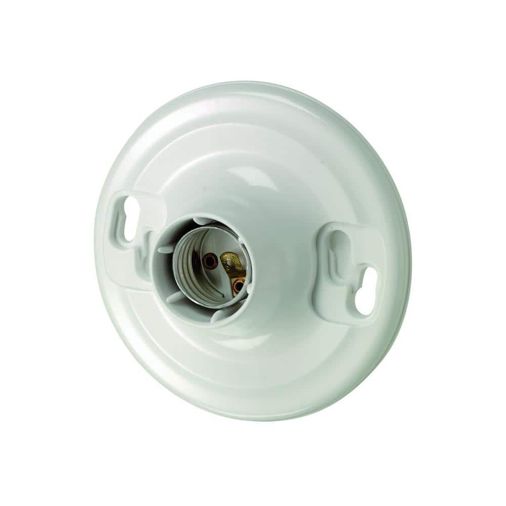 Leviton Plastic Keyless Lamp Holder 8829-CW4 (2)