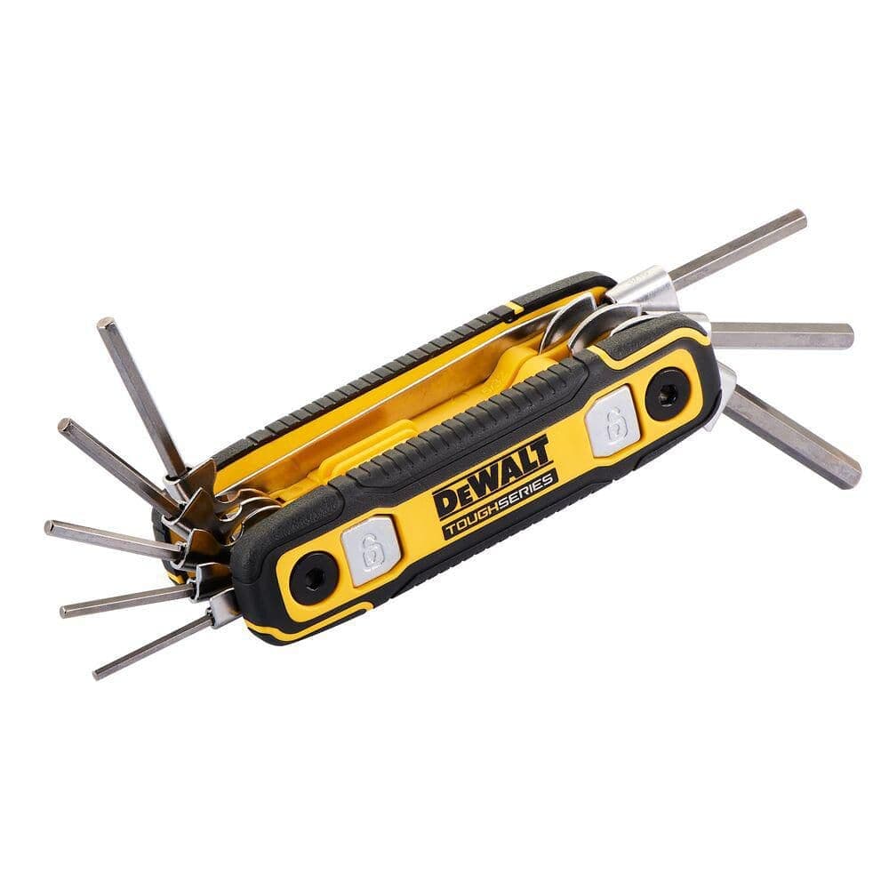 DEWALT TOUGHSERIES SAE Folding Locking Hex Key Set (8-Piece) (3)