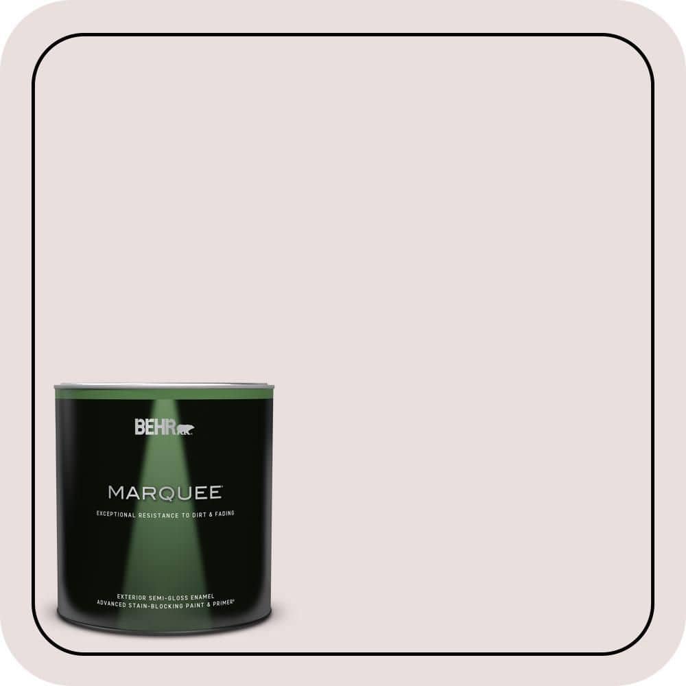 BEHR MARQUEE 1 qt. #N120-1 Parasol Semi-Gloss Enamel Exterior Paint & Primer