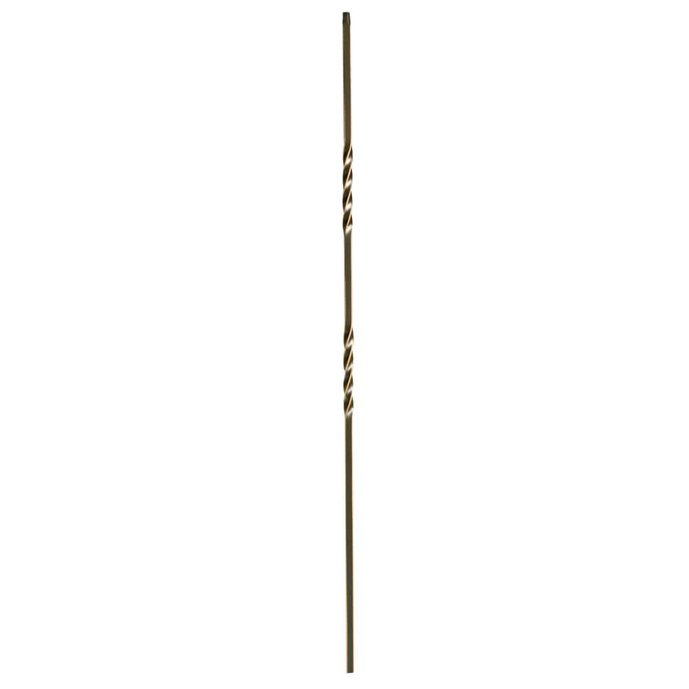 WM Coffman 44 in. x 1/2 in. Oil Rubbed Copper Double Twist Hollow Iron Baluster