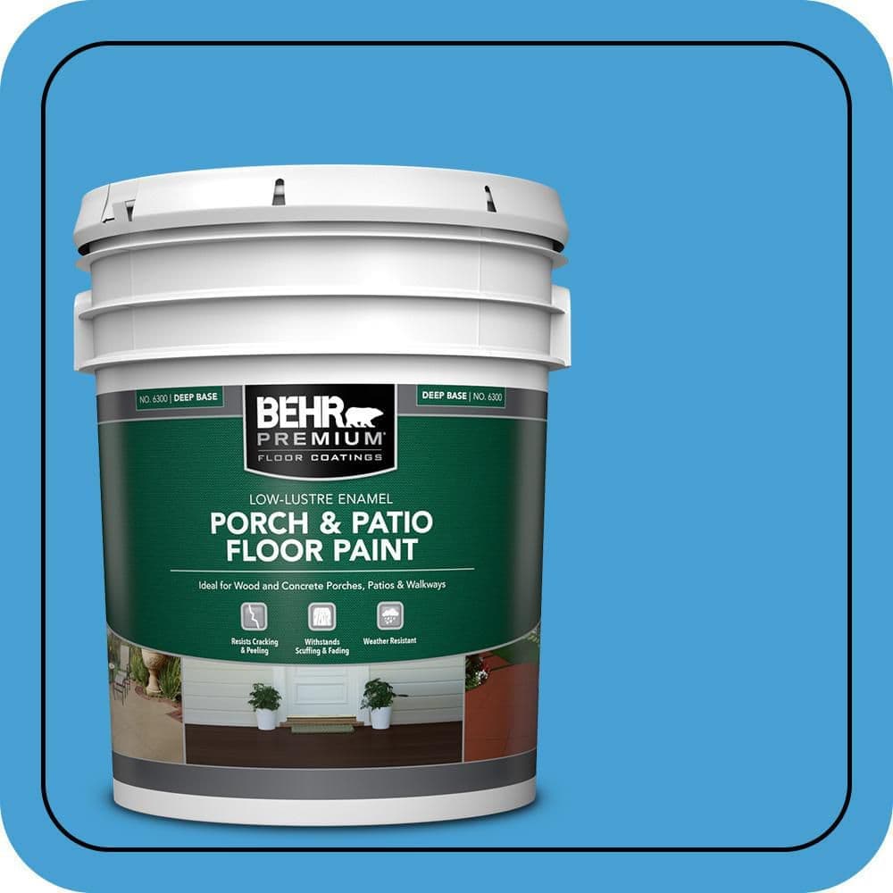 BEHR PREMIUM #P500-5 Low-Lustre Enamel Interior/Exterior Porch and Patio Floor Paint (1)