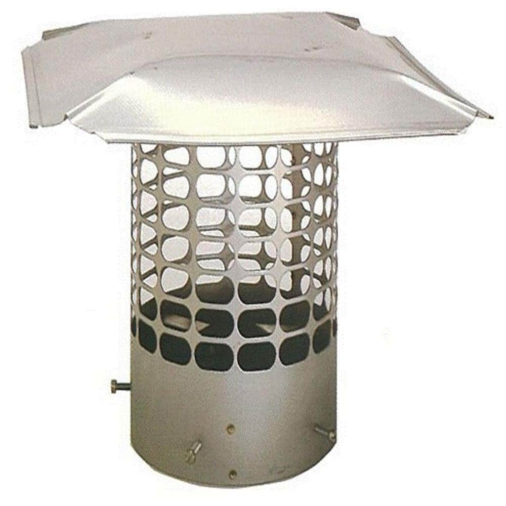 The Forever Cap 13.25 in. Round Adjustable Stainless Steel Chimney Cap