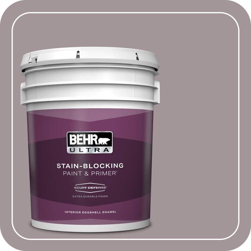 BEHR ULTRA 5 gal. #PPU17-13 Heather Plume Extra Durable Eggshell Enamel Interior Paint & Primer