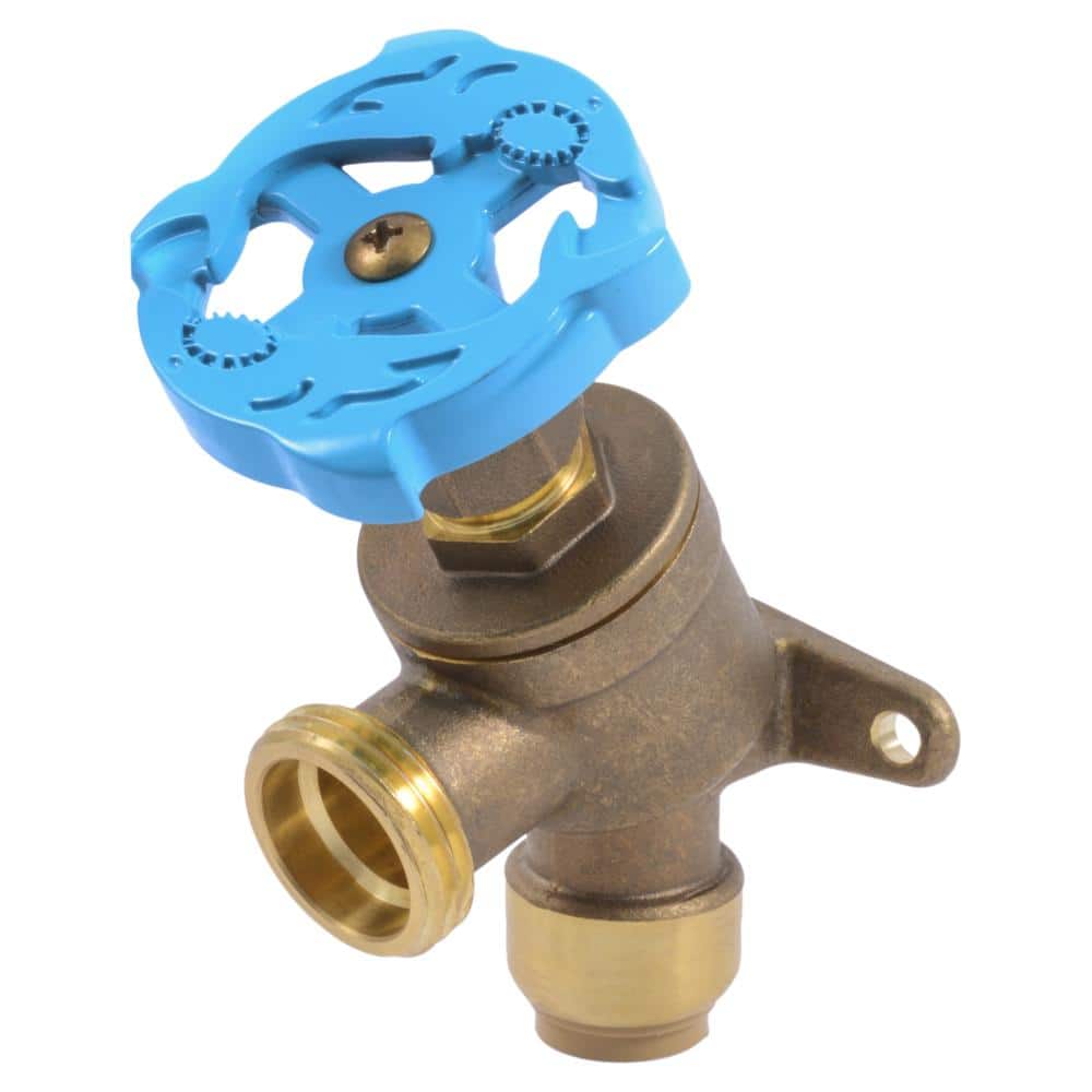 SharkBite . Push-to-Connect MHT Brass Garden Valve with Drop Ear