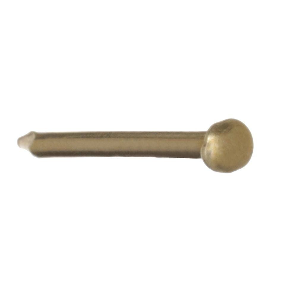 Everbilt #18 x 3/4 in. Brass Escutcheon Pins (0.5 oz.-Pack) (2)