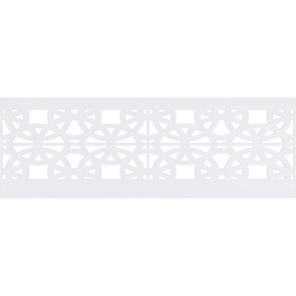 Ekena Millwork 32 in. H x 94-1/2 in. W 21.04 sq. ft. Brownsville PVC Wainscot Paneling Kit (2)