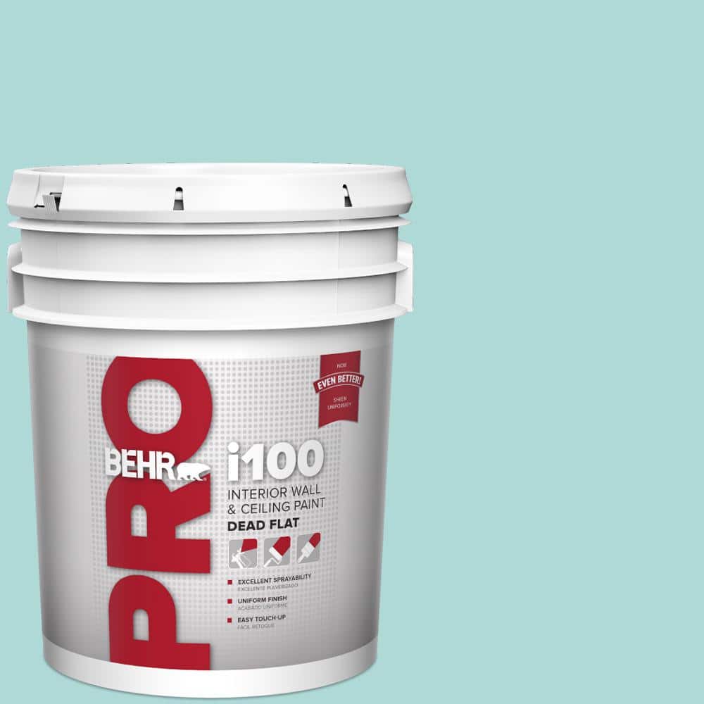 BEHR PRO 5 gal. #510C-3 Rivers Edge Dead Flat Interior Paint (1)