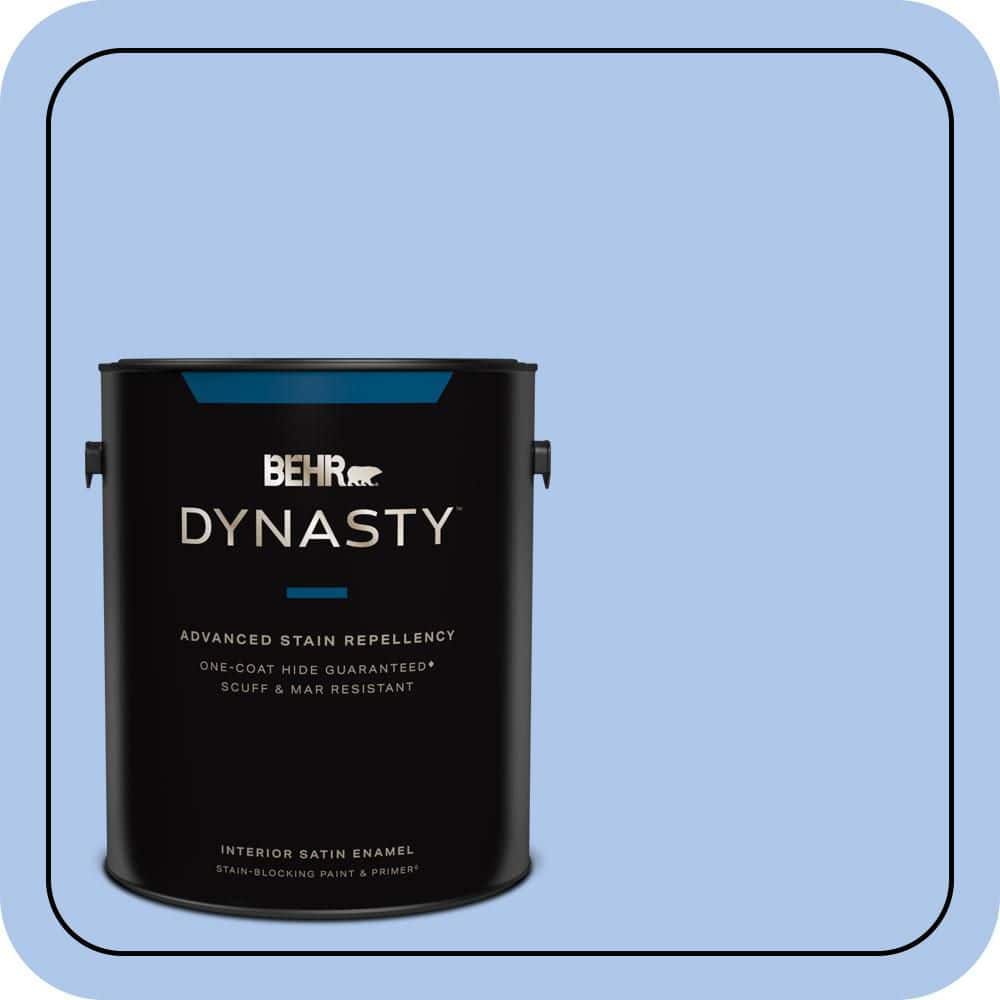 BEHR DYNASTY 1 gal. #P530-2 Promise Keeping Satin Enamel Interior Stain-Blocking Paint and Primer