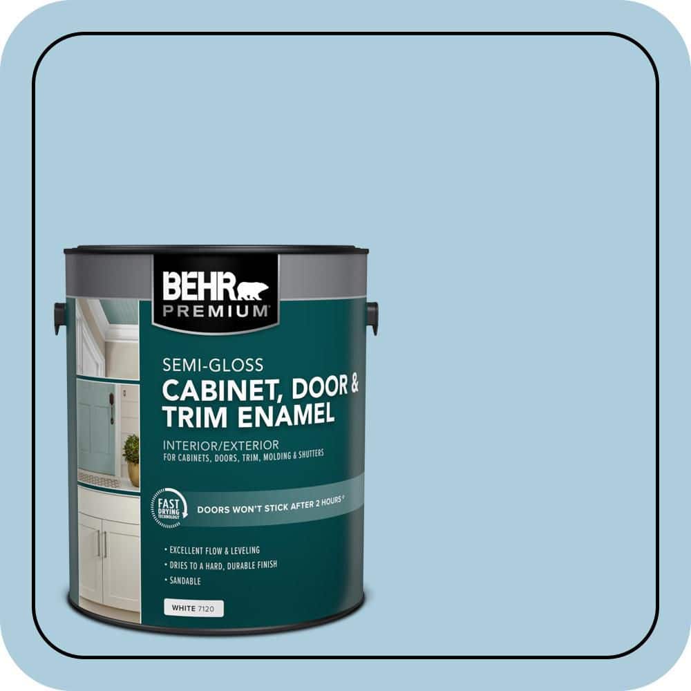 BEHR PREMIUM 1 gal. #M500-2 Early September Semi-Gloss Enamel Interior/Exterior Cabinet, Door & Trim Paint