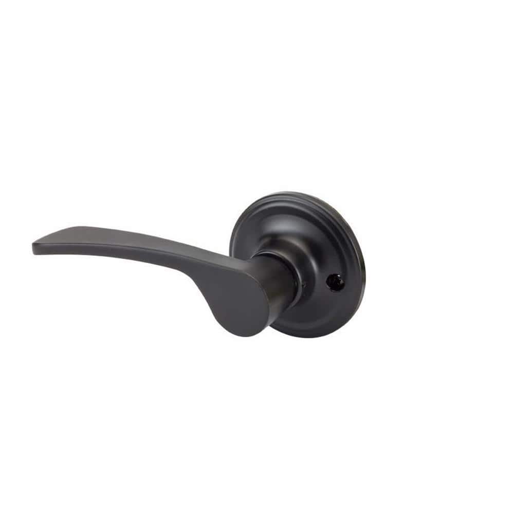 Copper Creek Scandinavian Kash Black Left Hand Dummy Door Lever