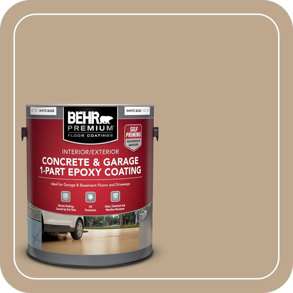 BEHR PREMIUM #MQ2-25 Self-Priming 1-Part Epoxy Satin Interior/Exterior Concrete and Garage Floor Paint (1)