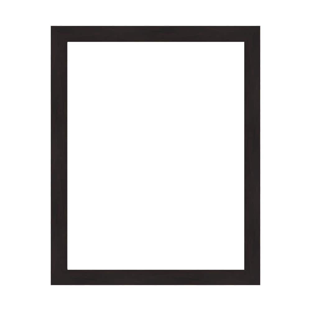 Amanti Art Mirror Makeover Furniture Espresso Narrow 25.25 in. W x 31.25 in. H Bathroom Mirror Frame Border Kit-Fits 24 x 30 mirror (1)