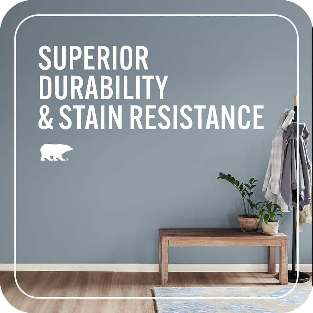 BEHR MARQUEE 1 qt. #MQ5-20 Cold Steel One-Coat Hide Eggshell Enamel Interior Paint & Primer (4)