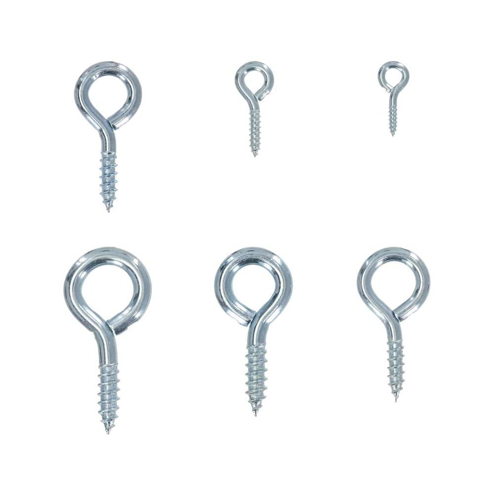 Hillman Small Zinc Screw Eye Assorted Kit (20-Pack) (3)