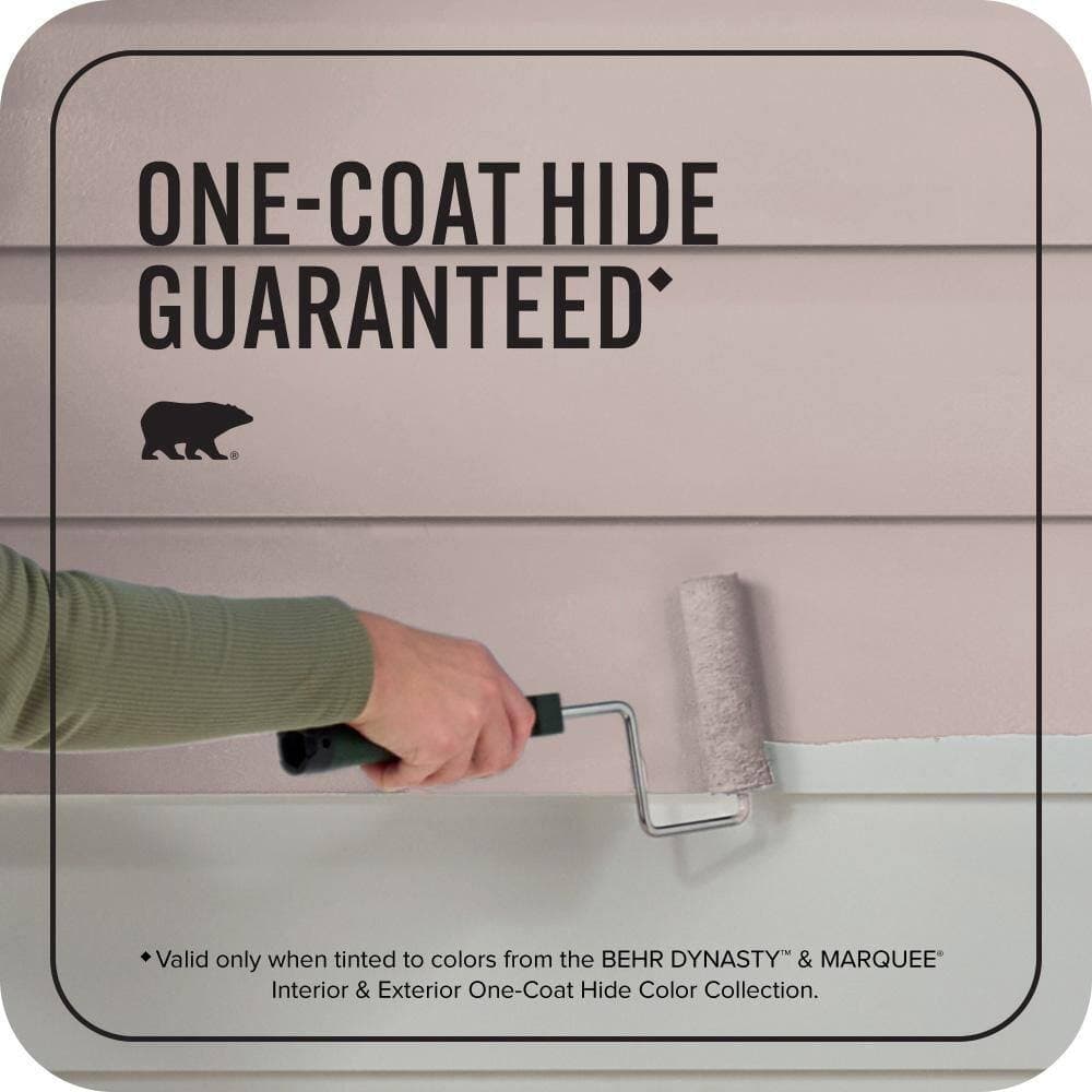 BEHR MARQUEE 1 gal. #N130-3 Moonlit Mauve Flat Exterior Paint & Primer (3)
