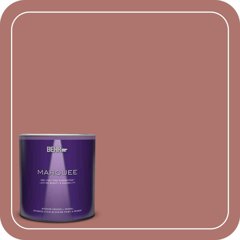 BEHR MARQUEE 1 qt. #S160-5 Hot Chili One-Coat Hide Eggshell Enamel Interior Paint & Primer