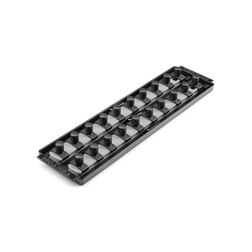 TEKTON 1/2 in. Drive 2-Rail Socket Organizer Set, Gray (20-Tool)