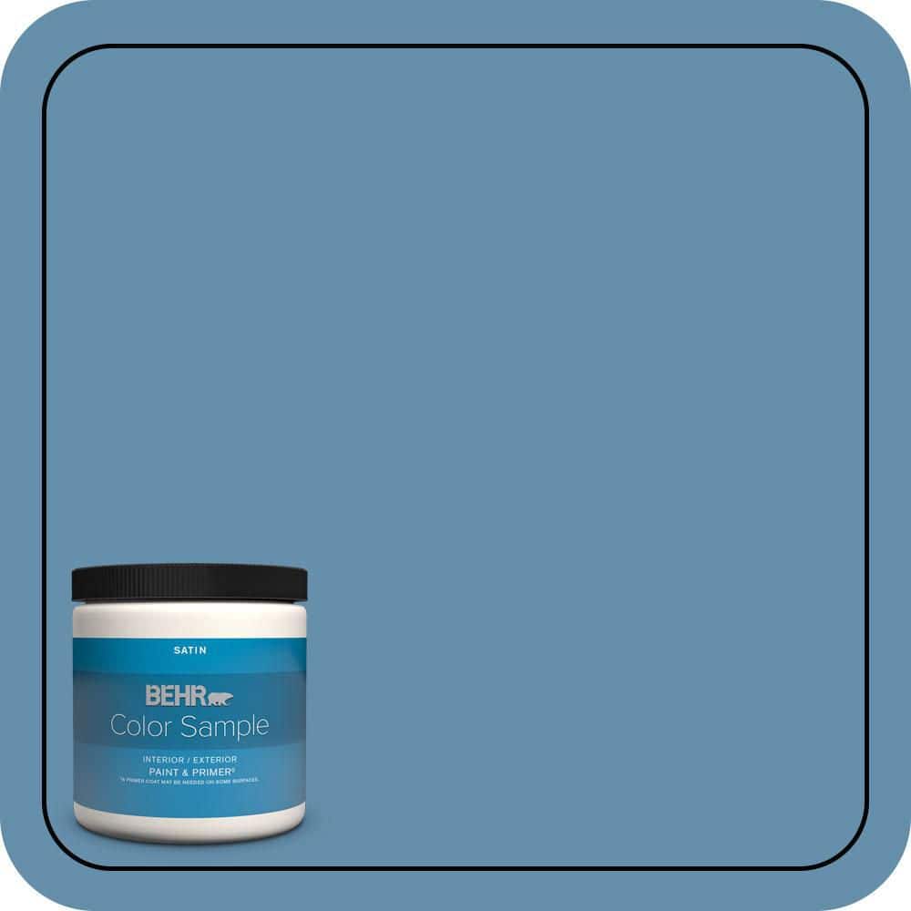 BEHR PREMIUM PLUS #S500-5 Treasure Map Enamel Low Odor & Primer (1)