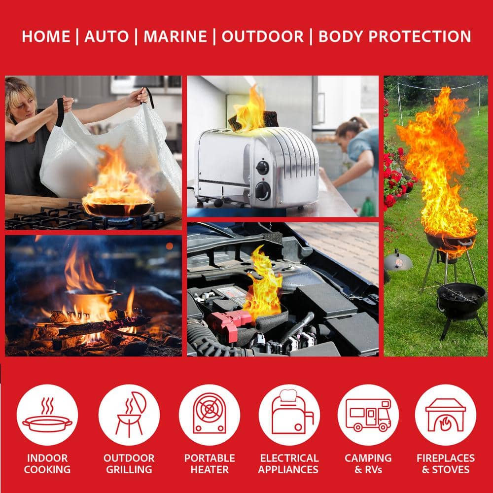 Klear Concepts 40 in. x 40 in. Fire Blanket (3)
