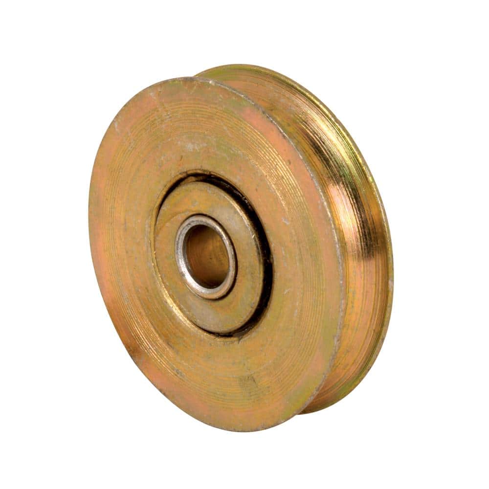 Prime-Line 1/4 in. Inside Diameter x 1-1/2 in. Outside Diam. Steel Unfinished Sliding Door Ball Bearing Roller (2-pack) (1)
